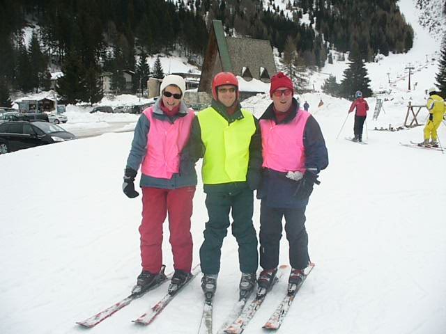 Guides and skier.